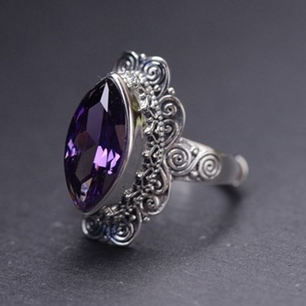 

2021 new pure s925 sier woman retro elegant fashionable zircon ring valentine's day gift 0smf, Silver