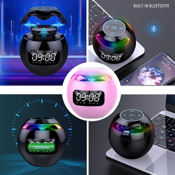 

other clocks & accessories led mirror alarm clock table digital ceiling projector usb wake up fm radio time bedroom bedside clock2021