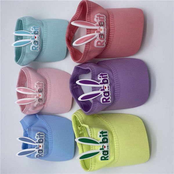 

children's sunshade hat summer girls boys sunscreen sun ultraviolet baby big brim empty top, Yellow