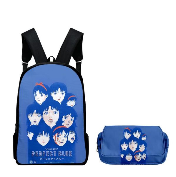 

backpack prefer blue merch school set 2 pieces boys girls backpacks travel crossbody bag pencil case children kids