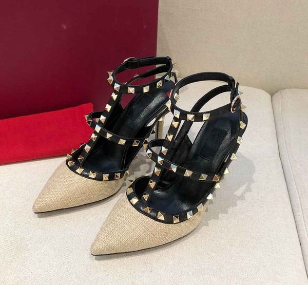 

net classic ladies high heels fashion beach sandals platform slippers ladies sandals letter dress shoes vt16, Black