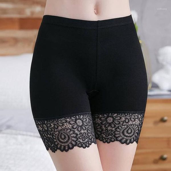 

women's shorts woman cotton women solid lace, White;black