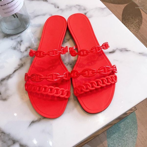 

summer slip on women shoes flat comfortable sandals jelly size 35-41 slippers1, Black