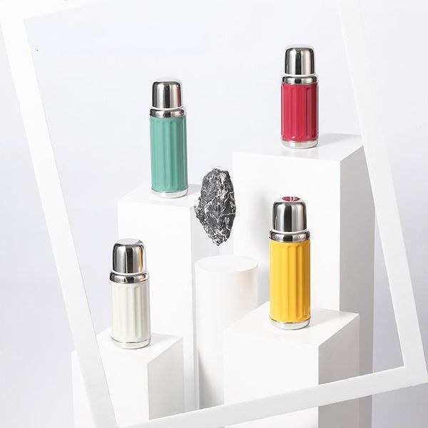 

water bottles hong kong aks retro trend stainless steel vacuum mug female male student large-capacity portable simple cup