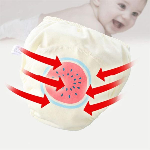 

cloth diapers potty training pants cotton strong absorbent anti leakage layered underwear for infant baby