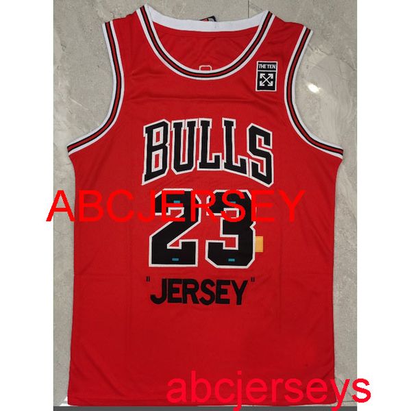 

men's stitched 23# michael 2021 new "85" red basketball jersey s m l xl  vest, Black