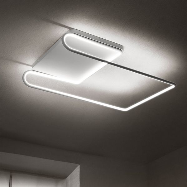 

2021 new modern conducted ceiling lamp to the fourth living black and white dining room creative art minimalist design decoration for home 2