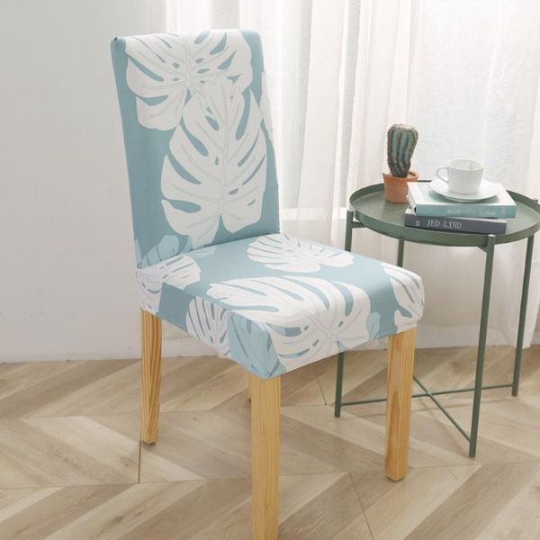 

chair covers spandex stretch cover classical flower print for dining room banquet el kitchen home decor seat slipcovers