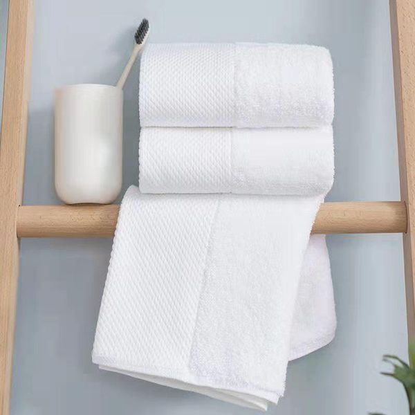 

towel cotton white embroidered set fashion comfort plush soft bath