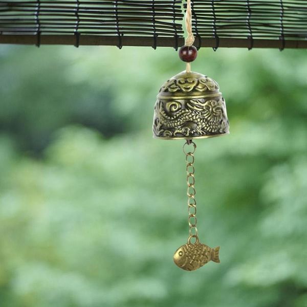 

decorative objects & figurines wind chime vintage carve zinc alloy garden decor windchimes bell for yard