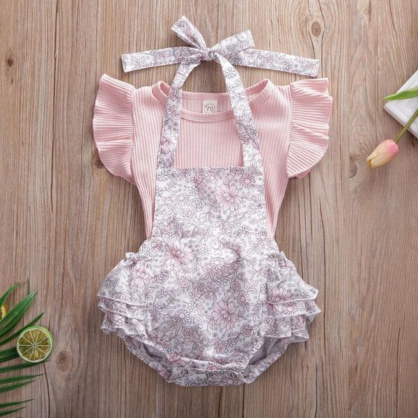 

0-18m 2pcs newborn baby girl outfits clothes shirt+tutu shorts pants set, White