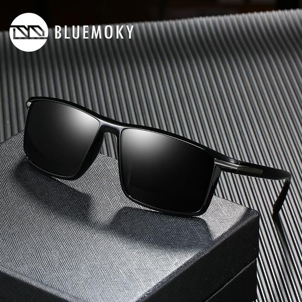 

sunglasses bluemoky brand men's polarized lens tac anti-burst uv400 driving shades for women sun glasses sports goggles eeywear, White;black