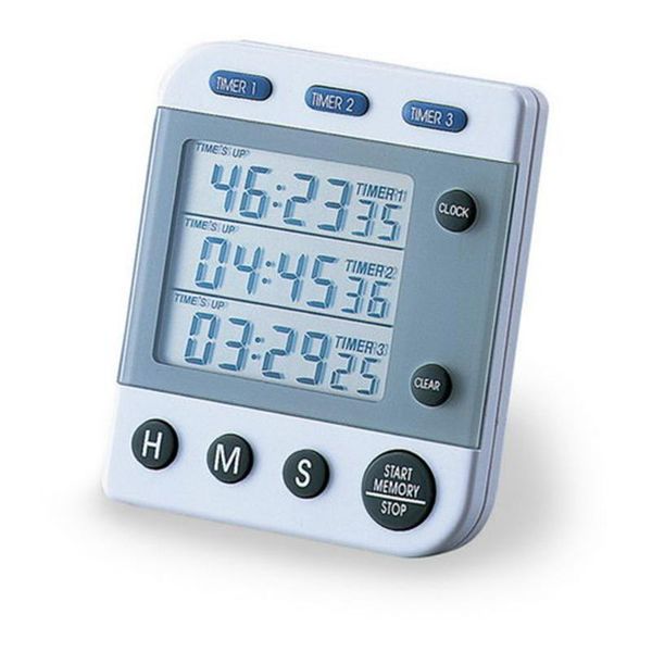 

timers wb9388 triple timer clip type magnetic suction simultaneously cumulative countdown function