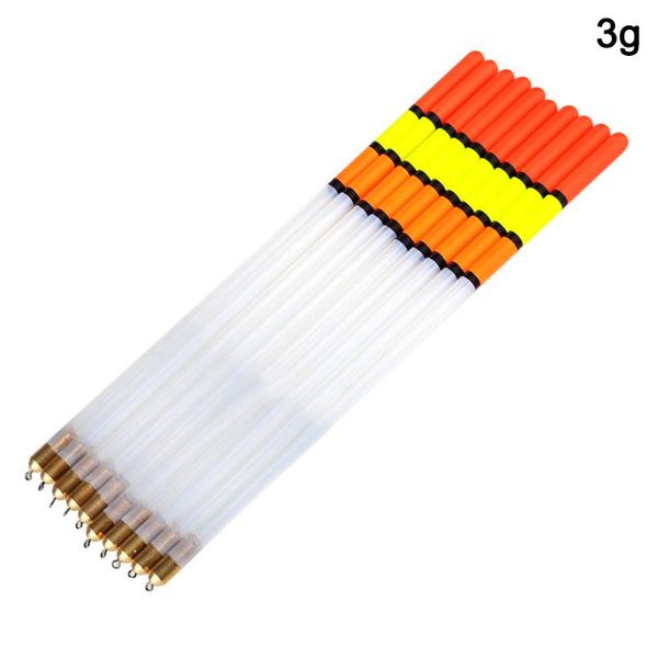 

fishing accessories 10pcs/set plastic floats transparent float 2/2.5/3g tackle mck99