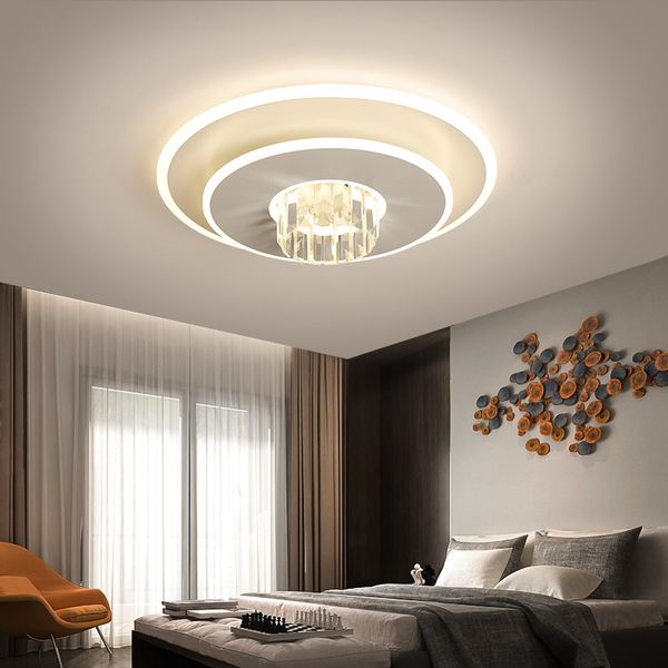 

modern ceiling light led chandelier for home decoration room be bedroom interior kitchen lamp glass round 87mj