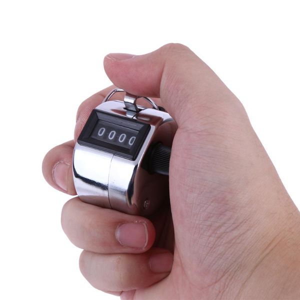 

counters 4 digit number mini hand held tally counter digital golf clicker manual training counting max. 9999