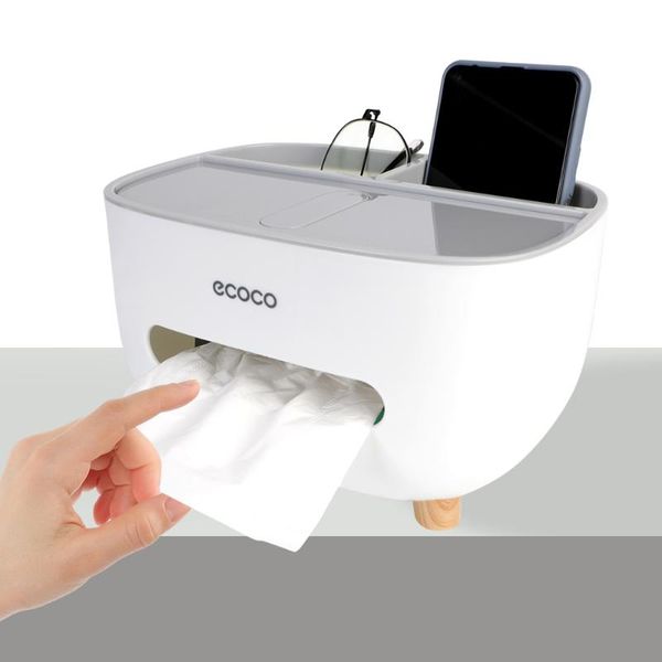 

tissue boxes & napkins multifunctional desk stationery organizer box napkin holder storage sundries remote control for home office