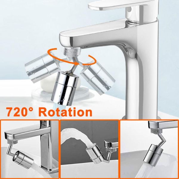 

360 720 universal degrees swivel faucet spray head anti splash nozzle filter faucet aerator for kitchen bathroom water saving