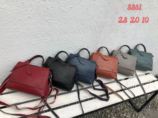 Borse firmate di marca HBP Borsa da donna Borsa a tracolla da donna in vera pelle OL con manico saffiano di alta qualità