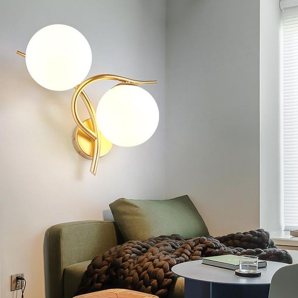 

loft modern stone lamparas de techo colgante moderna blue wall light led iron bedroom aisle corridor wall lamp lamp