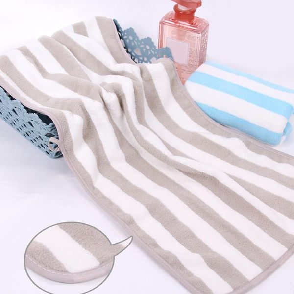 

towel skin-friendly velvet bath comfortable home textiles products soft absorbent towels colorfast stripe washrag coral