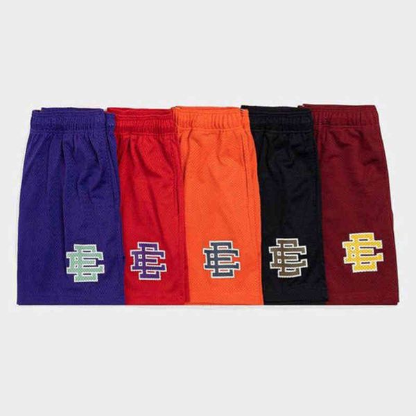 

fashion brand eric emanuel men's shorts ee summer luxury basic short designers newyork city skyline fitness beach breathable women mesh, White;black