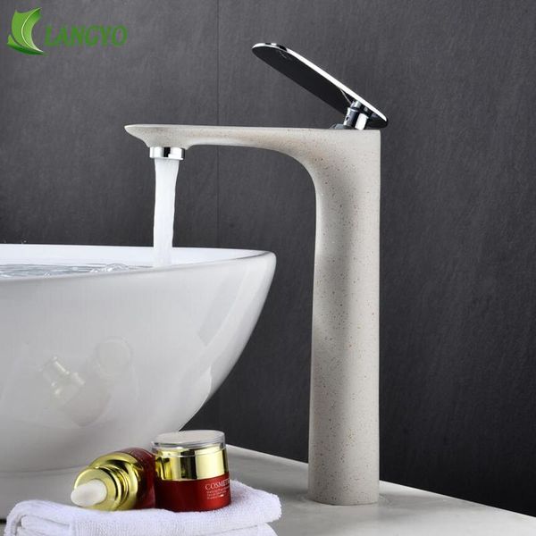 

bathroom sink faucets langyo luxury faucet modern style home multi-color basin cold and water tap single handle mixer