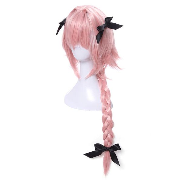 

other event & party supplies wig halloween fancy dress cosplay long pink heat-resistant synthetic fiber
