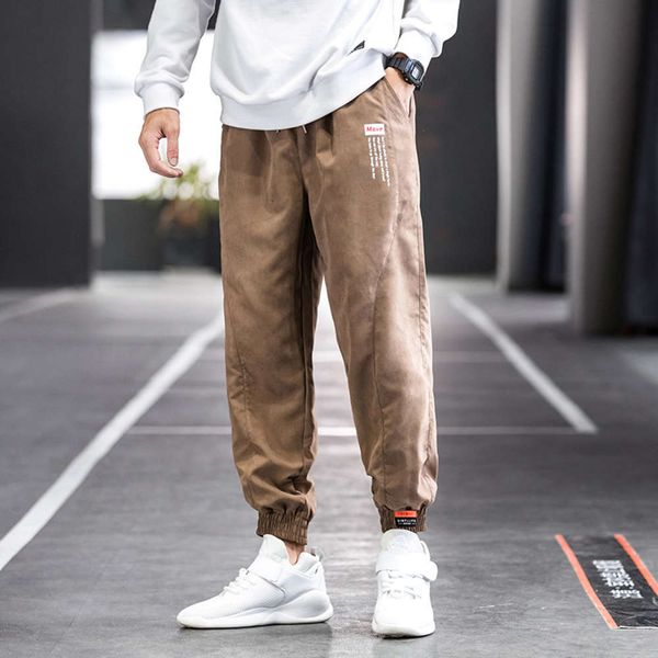 

casual pants men's loose, korean fashion new fashion brand versatile pants in spring 2021winter, Black
