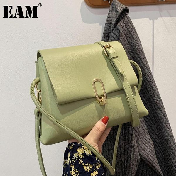 

cross body [eam] women spring pu leather flap personality all-match crossbody shoulder bag fashion tide 2021 18a2064