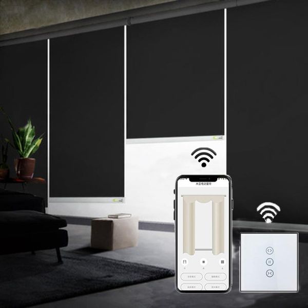 

blinds s standard tubular motor curtain with wifi switch wall for roller shutter smart home