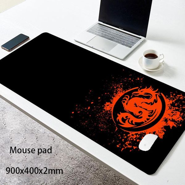 

mouse pads & wrist rests extended pad anime dragon large gaming pad- computer keyboard mat mousepad rubber base