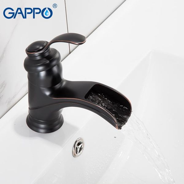 

bathroom sink faucets gappo basin black waterfall faucet taps armatur water mixer