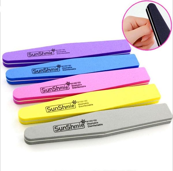 

nail files file buffer double side of the 100/180 trimmer lime in art ongle tool