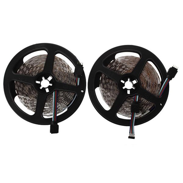 

2 x 5m 10m smd 600 led rgb flexible strip light car auto dc 12v