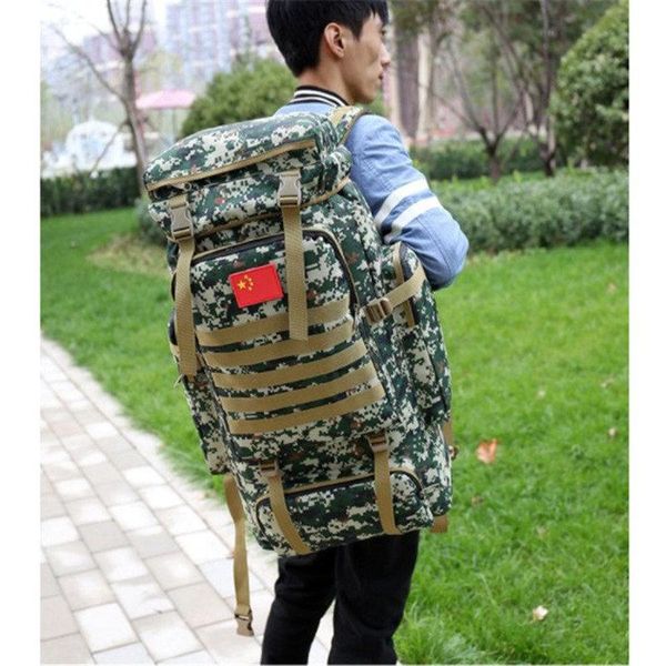 

backpack 70 l nylon leisure military combined large capacity multifunction rucksacks travel male bag knapsack