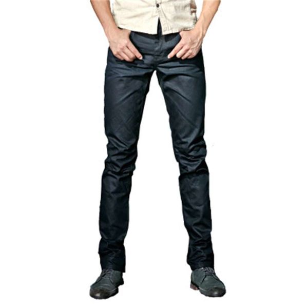 

mens coated jeans fashion cool waxed slim fit biker denim pants new arrival male casual solid streetwear, Blue