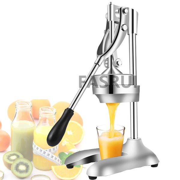 Aperte o espremedor de frutas cítricas laranja de limão de limão manual manual manual manual de manuseio de aço inoxidável acessórios de cozinha