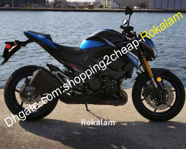 Karosserie-Verkleidungsset für Kawasaki Z800 2013 2014 2015 2016 Z 800 Blau Schwarz Sportbike Motorrad-Verkleidungsset (Spritzguss)