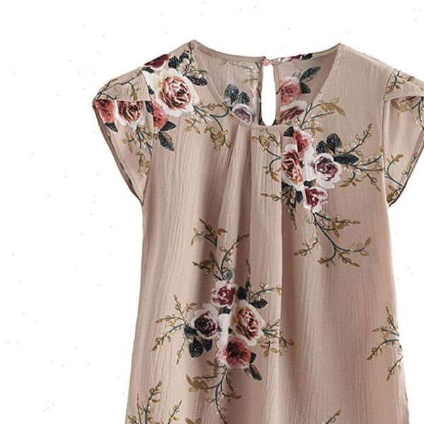 

pleated basic ladies blouses flower shirt womens female summer short sleeved shirt loose blouse cotton womens blusas mujer, White