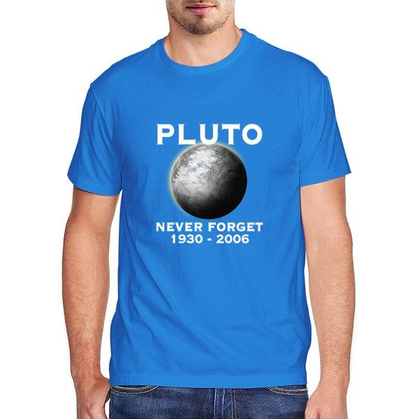 

men's t-shirts pluto never forget 1930-2006 harajuku oversized t shirt men clothing cotton short sleeve tee graphic retro t-shirt, White;black