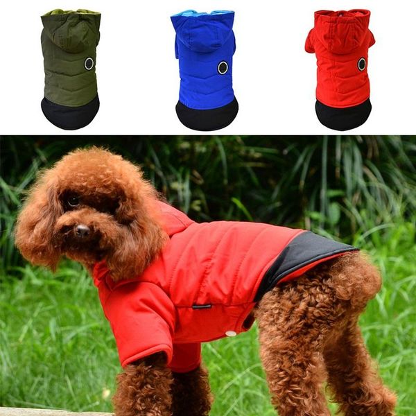 

dog apparel winter pet clothes warm hooded coat puppy clothing waterproof jacket for small medium large dogs golden retriever