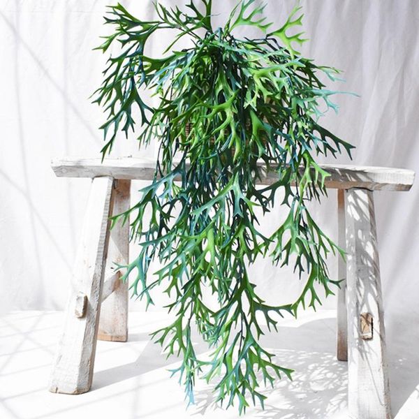 

artificial eucalyptus vine plastic faux plants for home garden decoration wall hanging green plant fake plant 1pcs