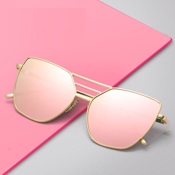 

metal luxury vintage coated mirror sunglasses women brand designer fashion classic retro trand sun glasses uv400 oculos