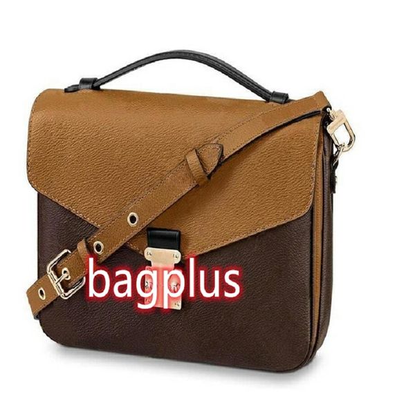 

designer luxury bags satchel messenger handbag leather strim handles with shoulder strap crossbody bags french jesse231 louise's viuton, Red;black