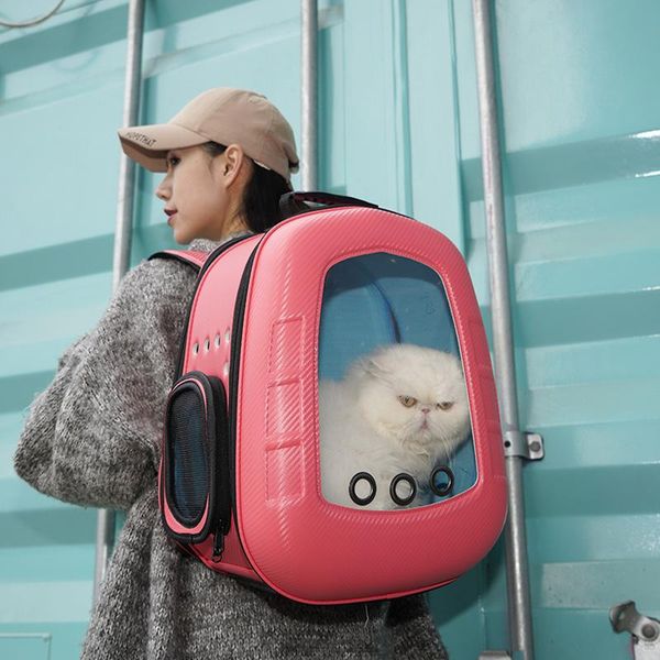 

cat carriers,crates & houses folding bag pet transportation backpack for eva transparent large space ventilation improve air circulation dog