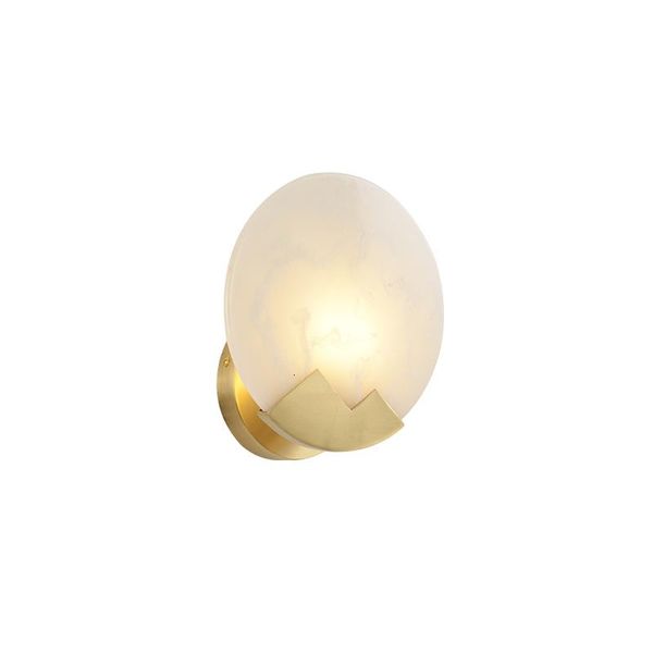 

northern europe designer full copper wall lamp modern concise villa model between bedroom aisle a living room wall lamp