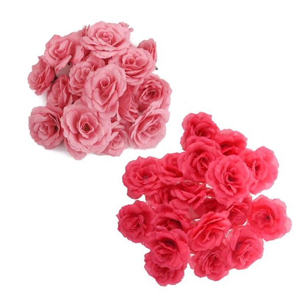 

20pcs artificial rose flower head corolla diy wedding decoration diameter of 65mm