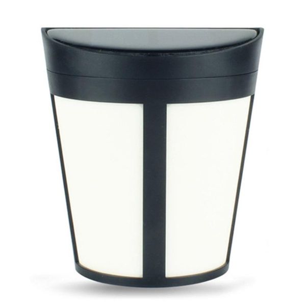 

strips solar wall lamp 6led european style environmental round barrel outdoor garden lighting fence
