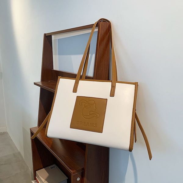 

shopping bag female summer large capacity canvas bag fashion tote bag 2021 new shopping high sense all-matching messenger